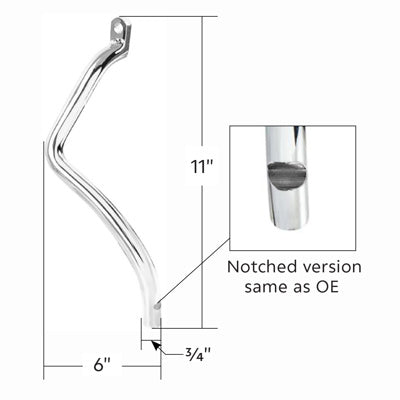 Chrome Clutch Pedal Arm For Peterbilt 379 (1987-2007)