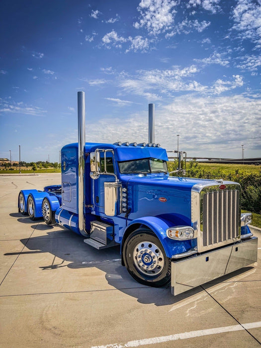 Peterbilt 389 7” Lincoln Chrome Full Exhaust Kit