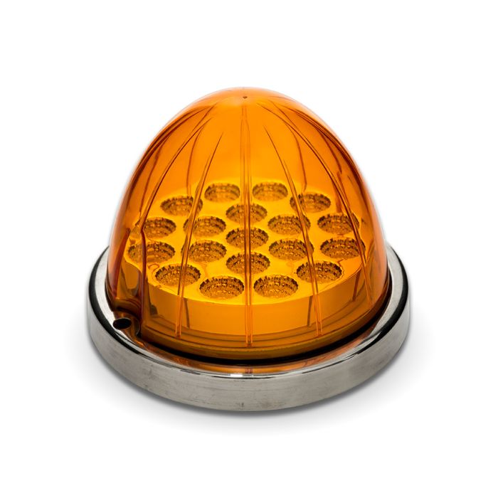 Watermelon LED 19 Diode Light Amber Lens  / Amber Marker