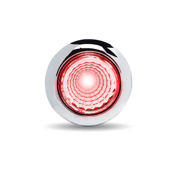 3/4" Dual Revolution Red To Blue Button Light